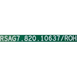 MAIN FUENTE PARA TV HISENSE / NUMERO DE PARTE 294925 / RSAG7.820.10637/ROH / 3TE43G2121UK / TM218W42TE  / G2121U9 / 294926 / PANEL HD425Y1U51-T0L2\GM\CKD3A\ROH / MODELO 43A6G